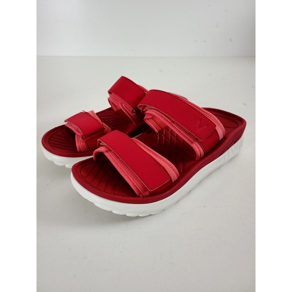 Vionic Renewal Red Recovery Slide Sandals Shoes Size 9 Orthotic - Picture 2 of 8